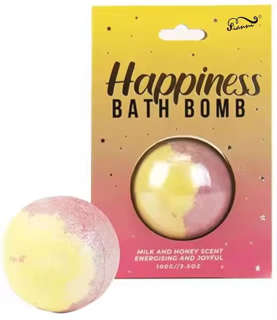 bath bomb packaging paper bag with blister insert