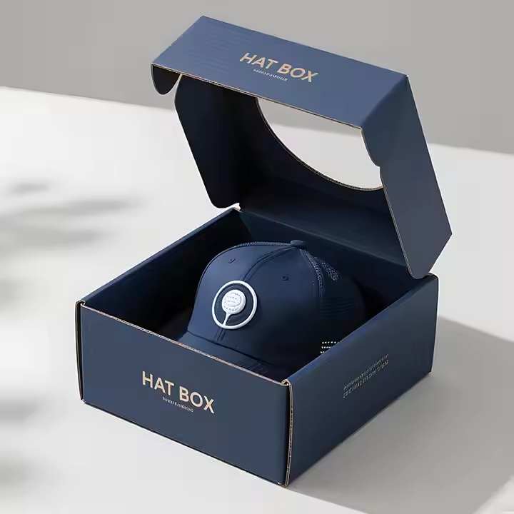 cap box with clear window