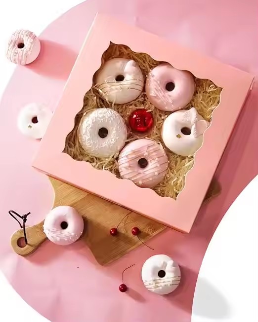 donuts box clear window