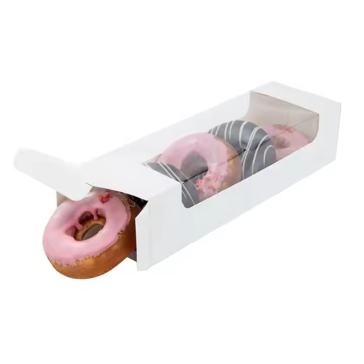 donuts box with window retail