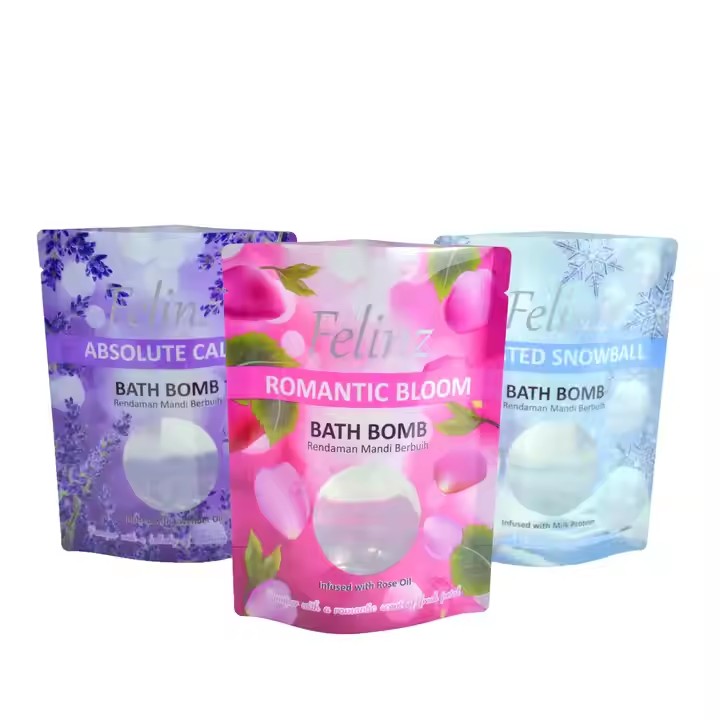 plastic bag for bath bomb