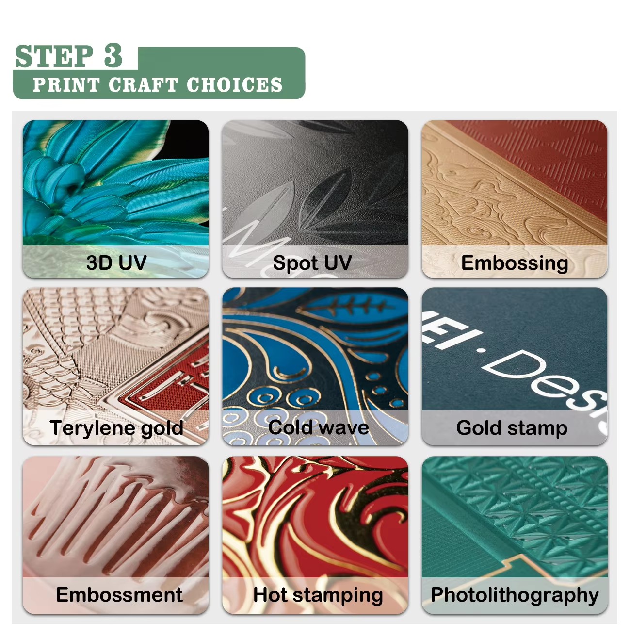 surface finishing option