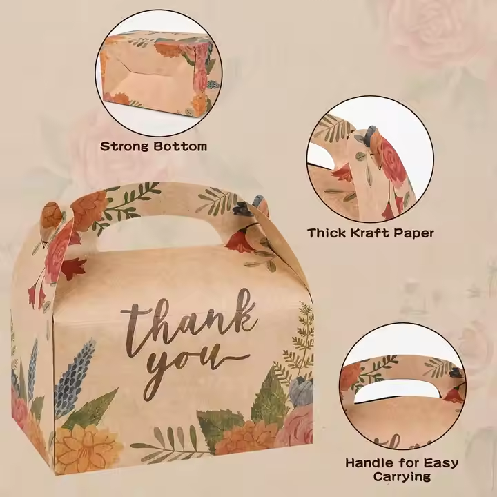 Auto lock bottom gable box