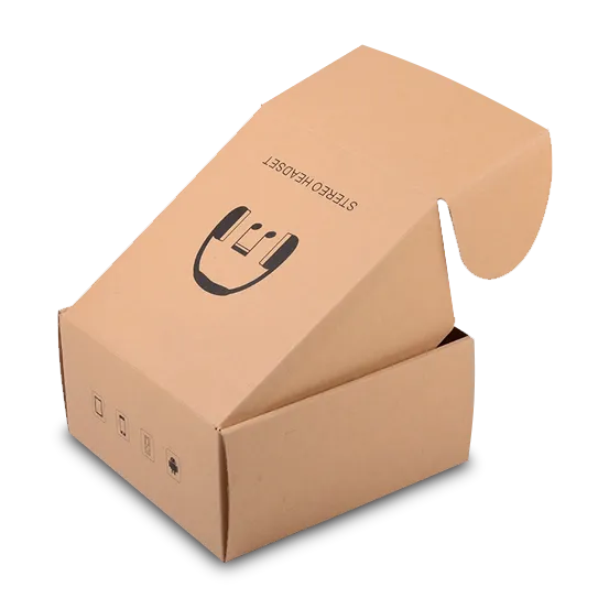 Custom corrugated mailer boxes for headphones