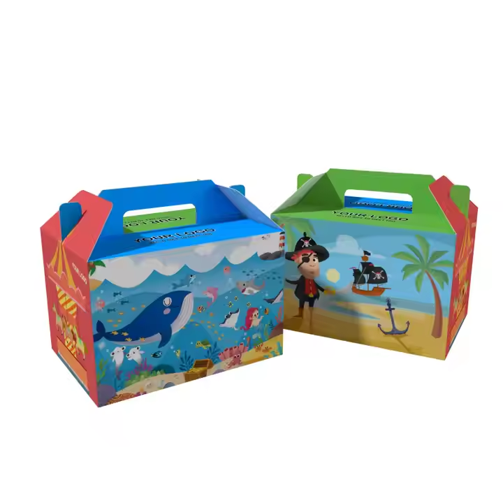 Custom printed gable boxes