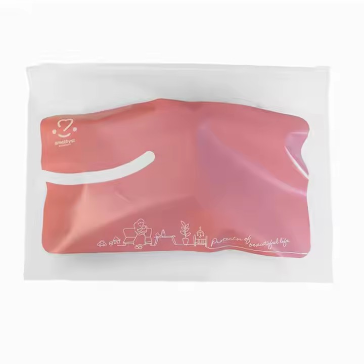 Eva Frosted Ziplock Seal Plastic Poly Zipper Bag for Underwear
