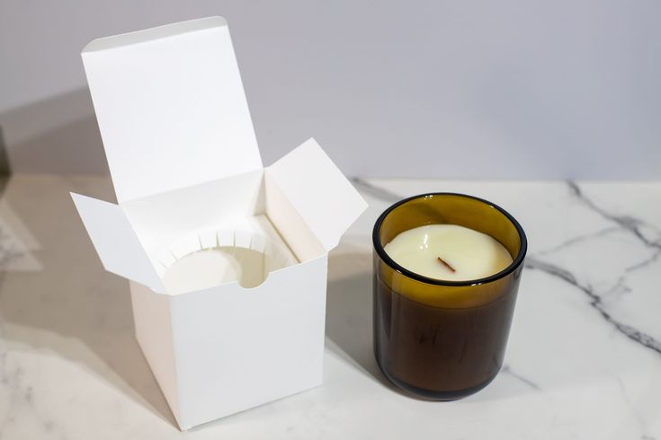 White candle boxes wholesale