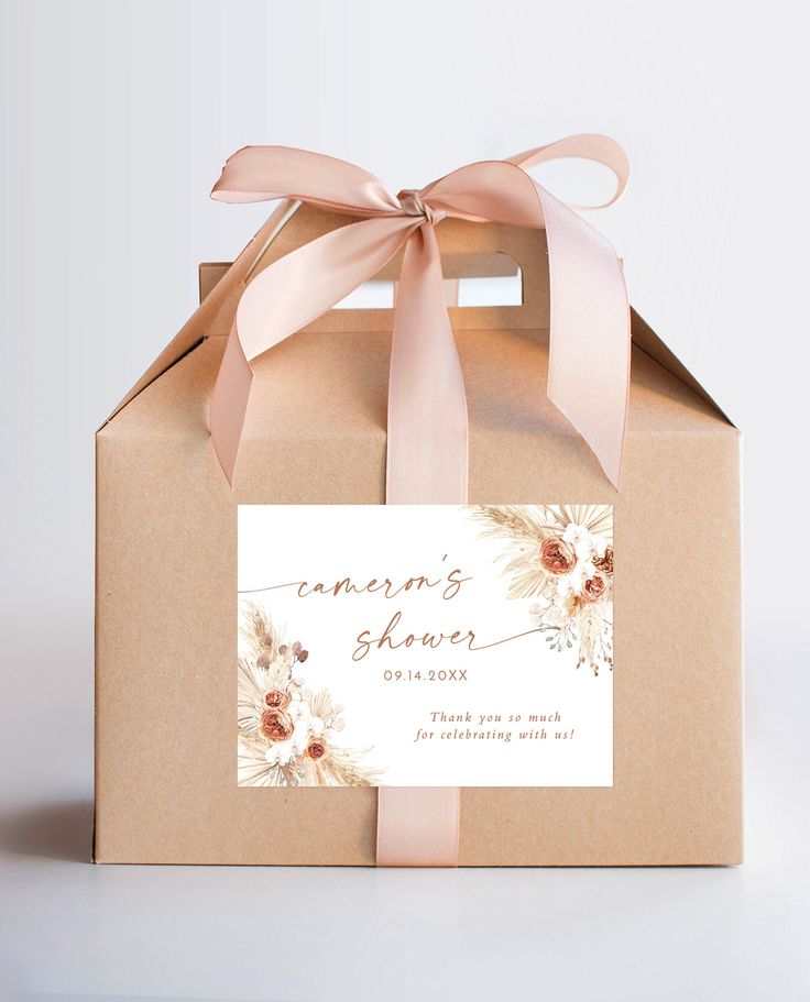 Gable gift boxes with Ribbon