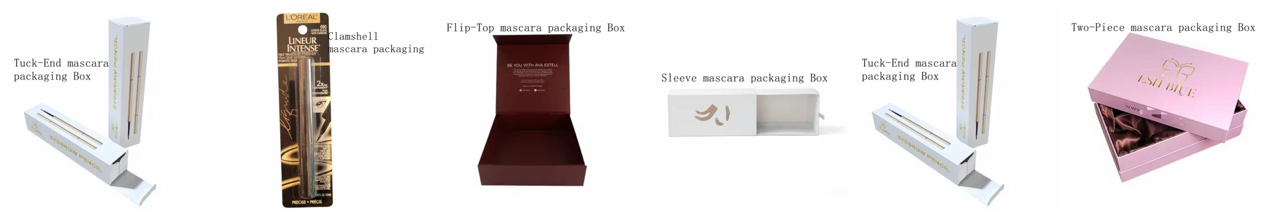 Mascara packaging box