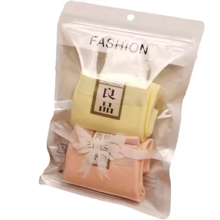 PE zipper bag Underwear packaging