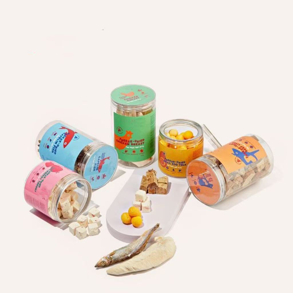 Pretty pet food Plastic jar