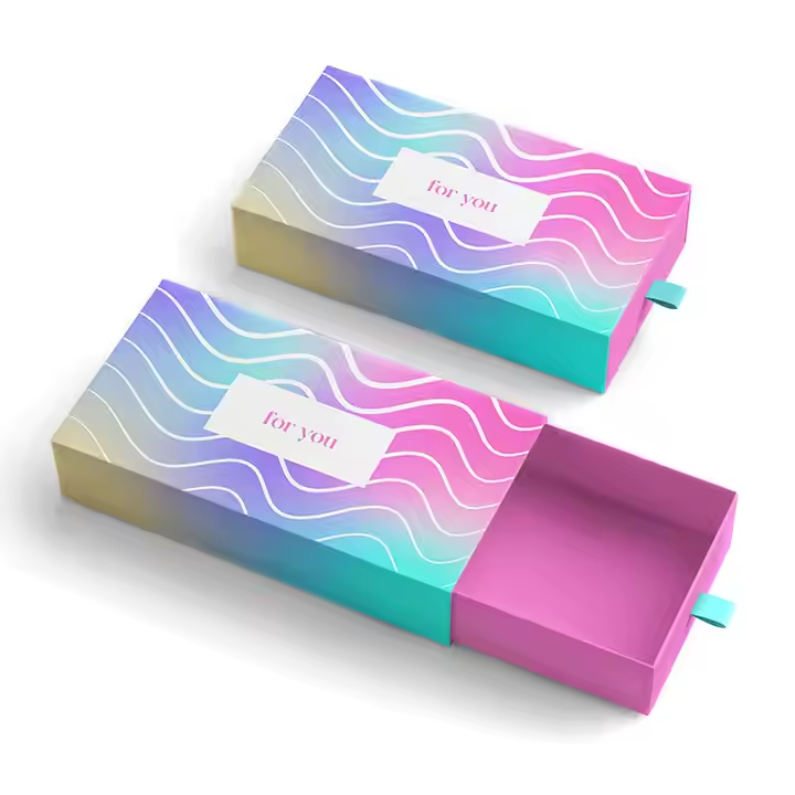 Sleeve box pink mascara packaging