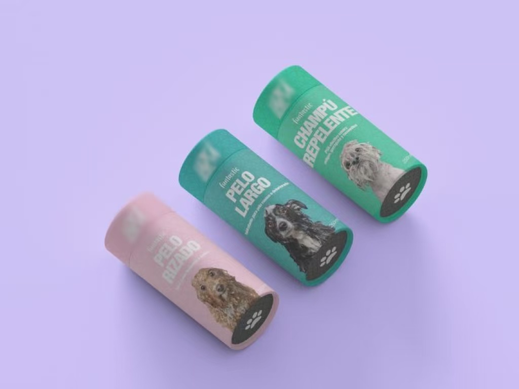 custom pet food cardboard cylinders