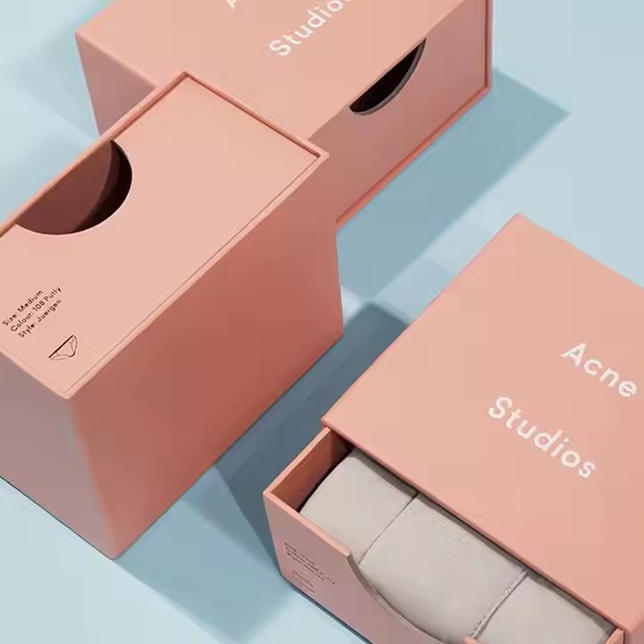 drawer box socks packaging