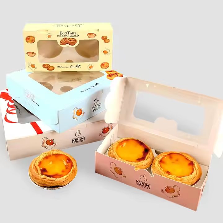2 4 6 Egg tart paper box