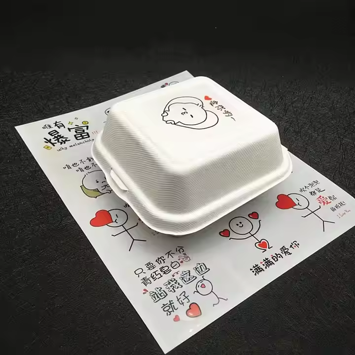 Biodegradable Sugarcane popcorn packaging