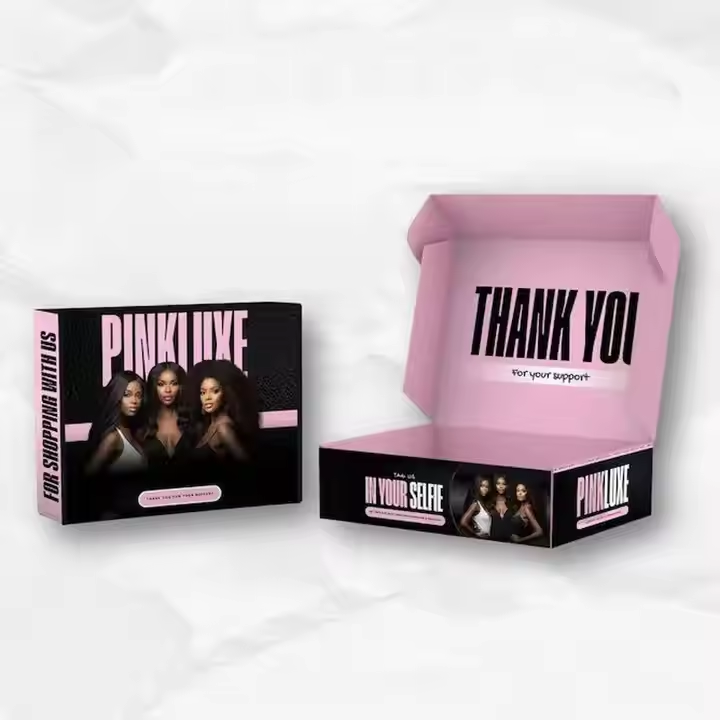 Corrugated Box for hair extension packaging 