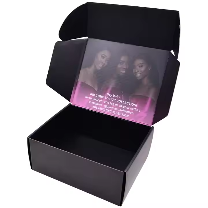 Corrugated Box for hair extension packaging 