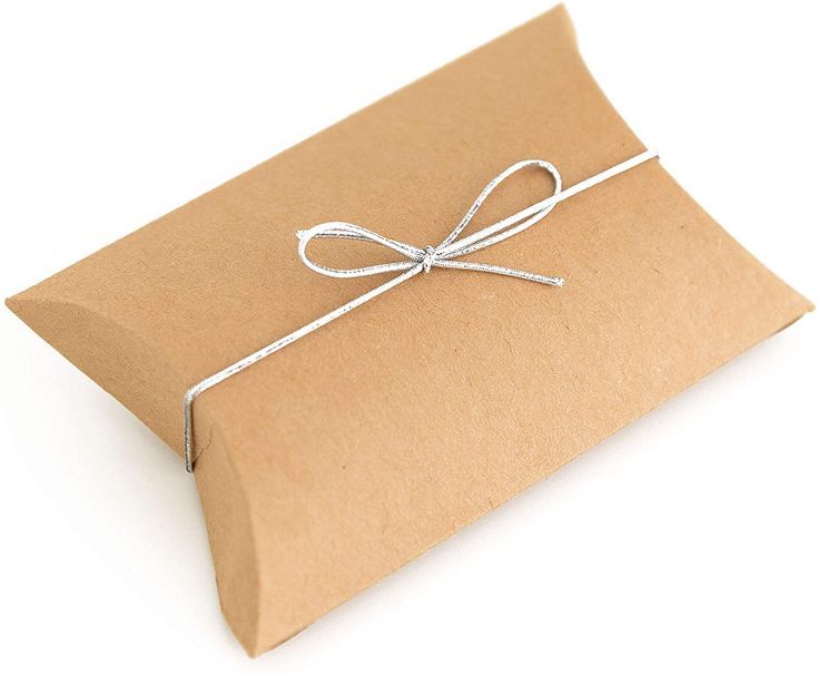 Kraft paper pillow boxes