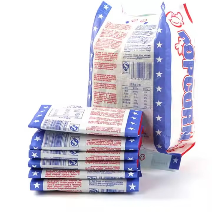 Microwave popcorn paper bag