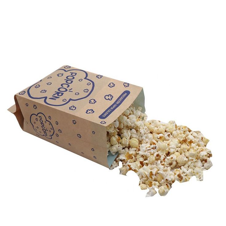 Microwave popcorn paper bag