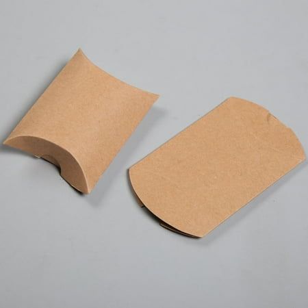 Original color kraft paper pillow boxes