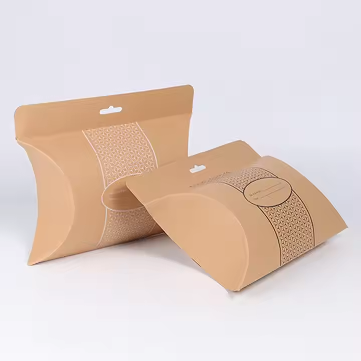 Pillow boxes with hanger hole