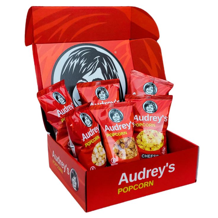 Popcorn corrugated paper mailer box