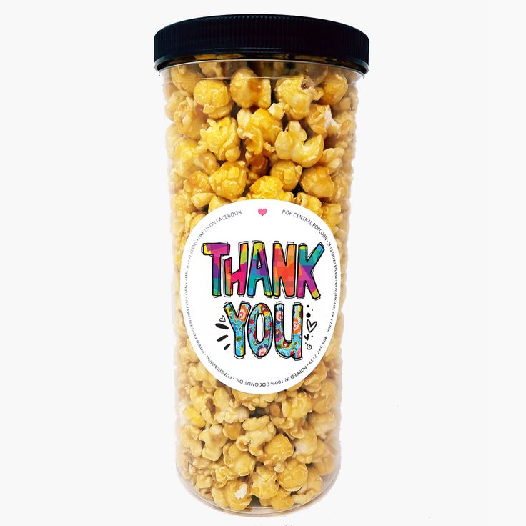 Popcorn plastic tube packaging