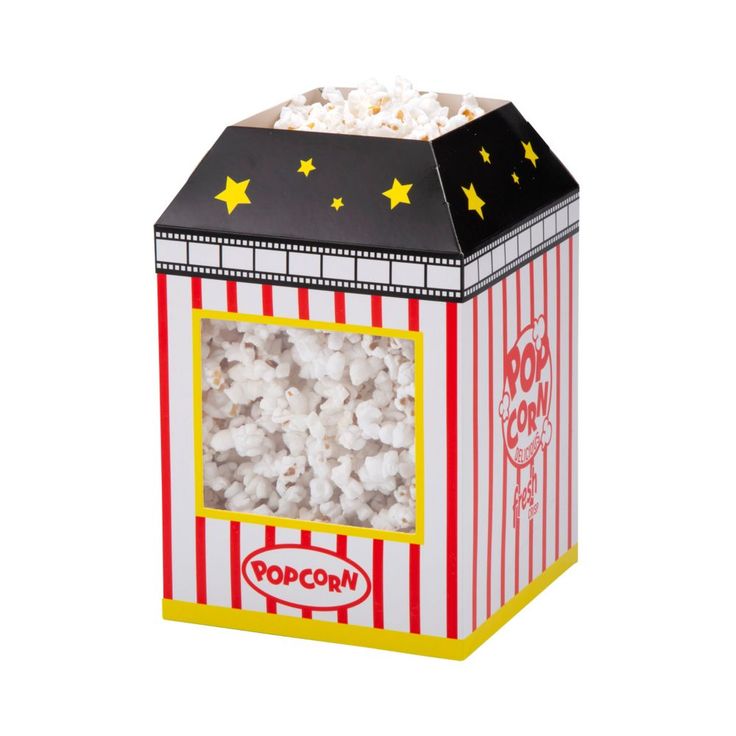 Popcorn window Packaging boxes 