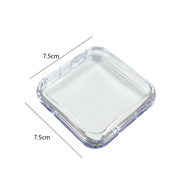 Press on Nail Storage Box 3x3inch Acrylic Nail Packing Box