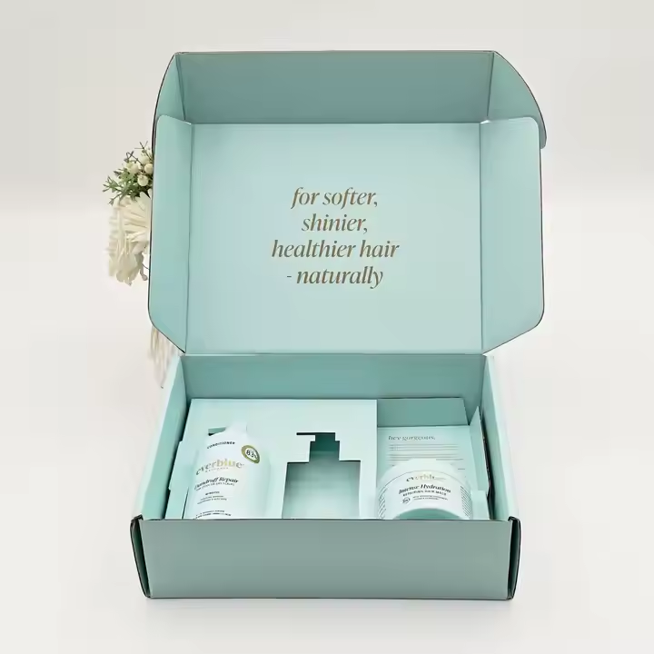 Recycle Mailer with Insert for Hair care products