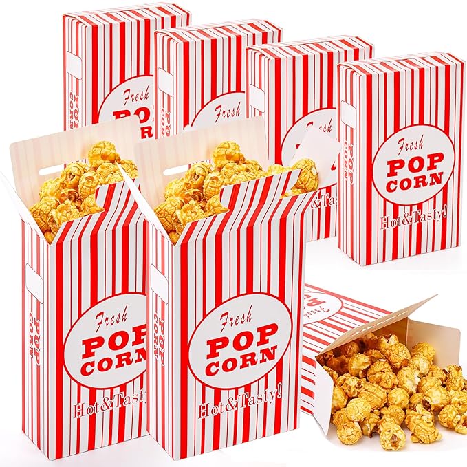 Tuck top popcorn packaging boxes