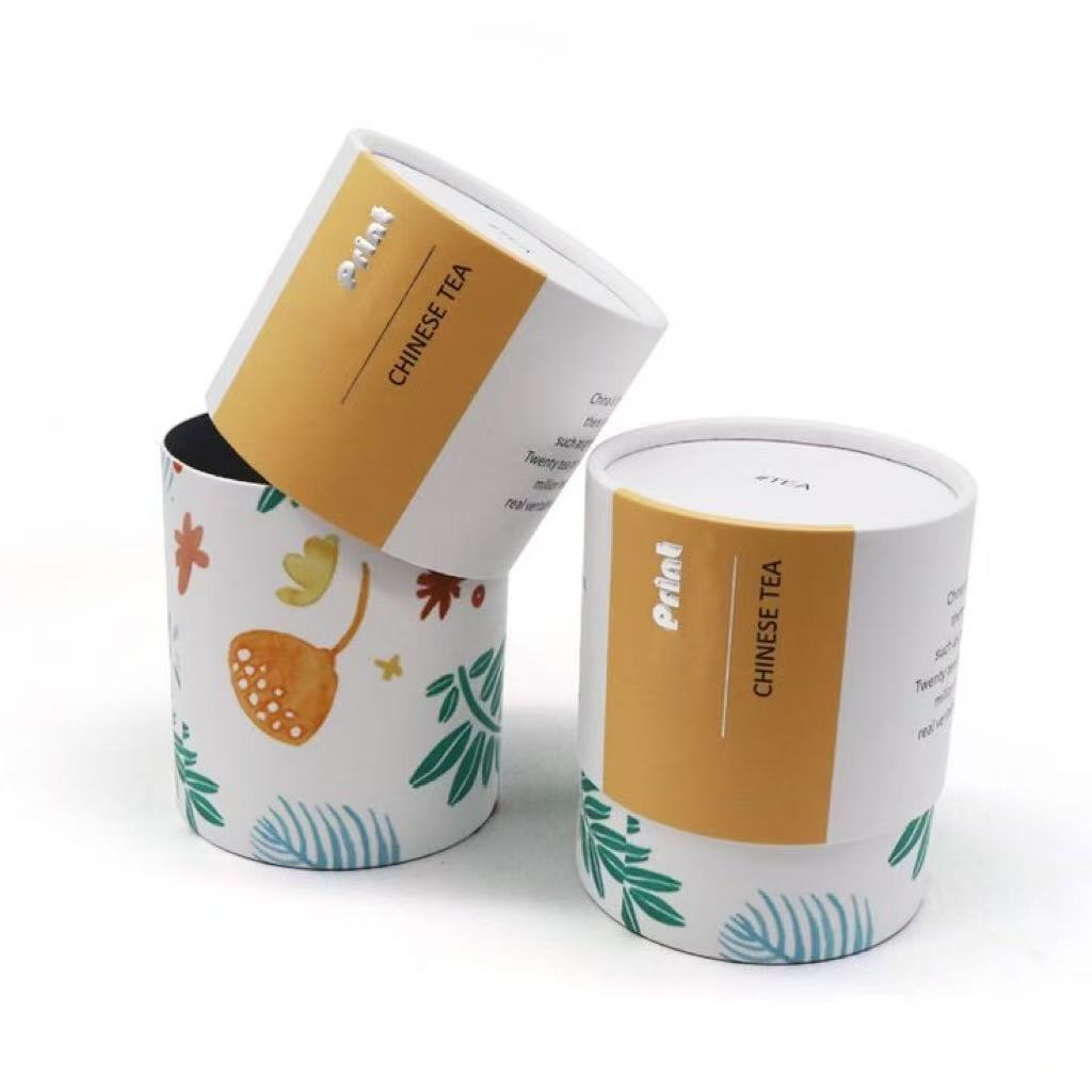 cylinder tea packaging