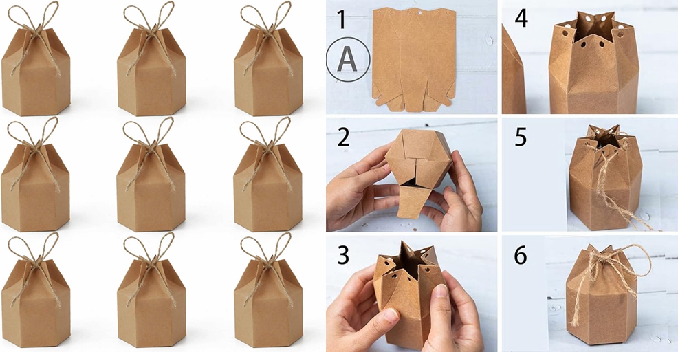 hexagon box for tea or honey 1 - One-stop packaging customization manufacturer