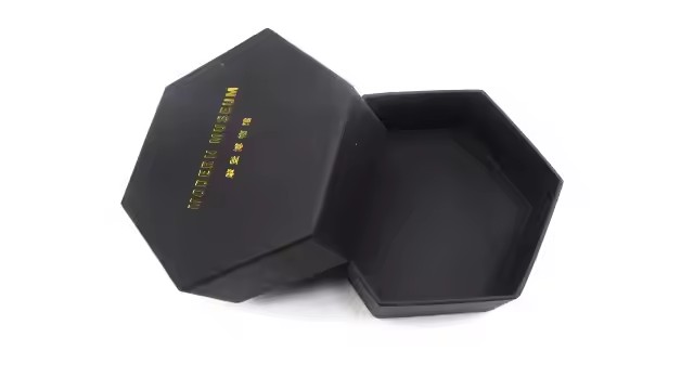 hexagon box with lid