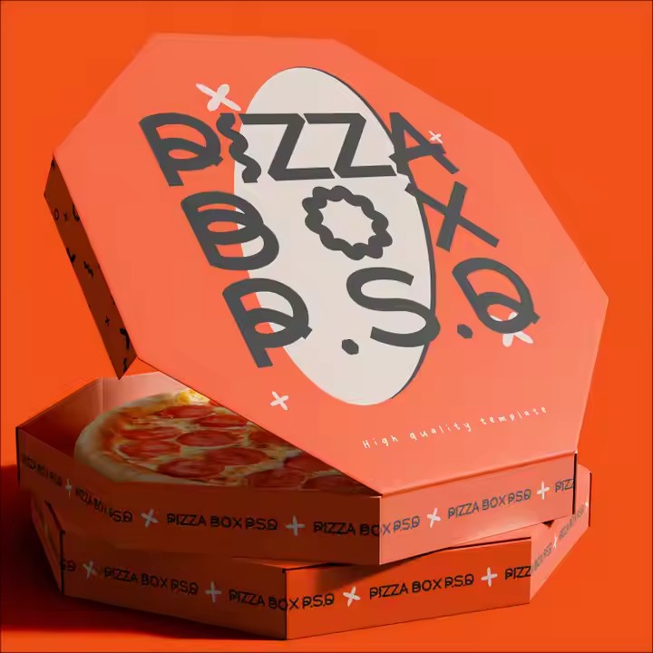 hexagon pizza box