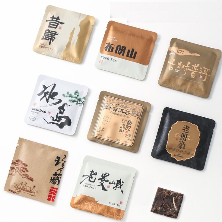 tea packaging pouch Aluminum foil bag