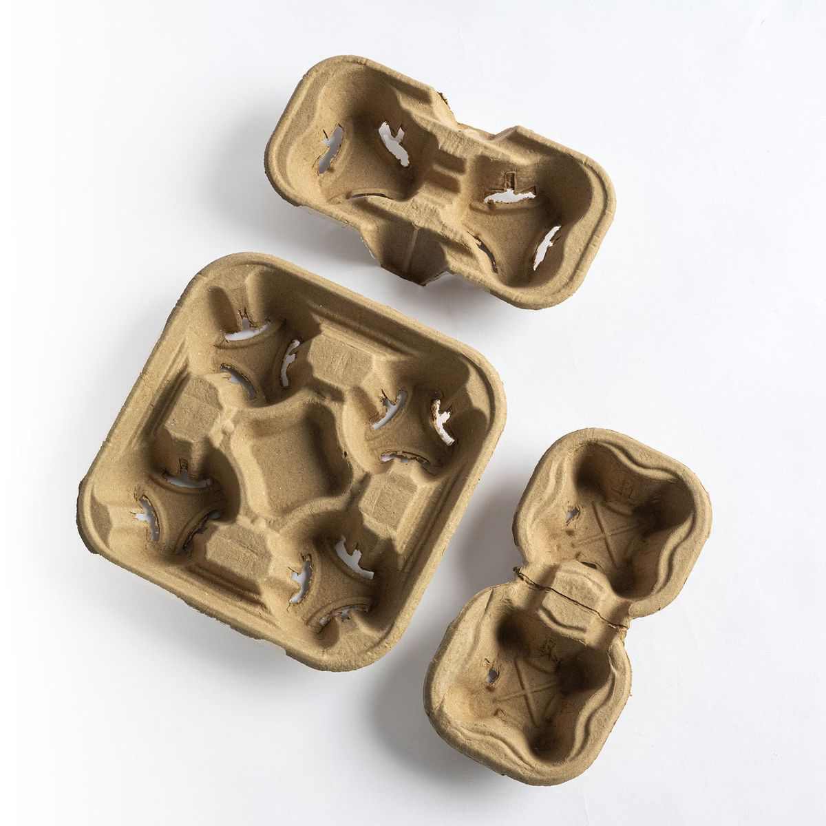 2 4 cups Pulp Fiber Drink Carrier