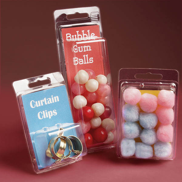 Clear clamshell packaging