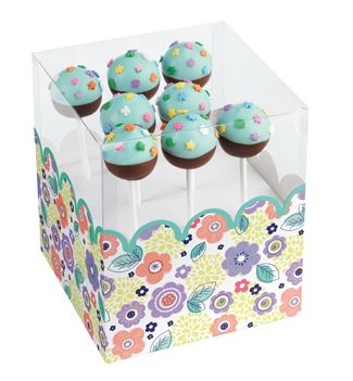 Multiple transparent cake pop packaging boxes