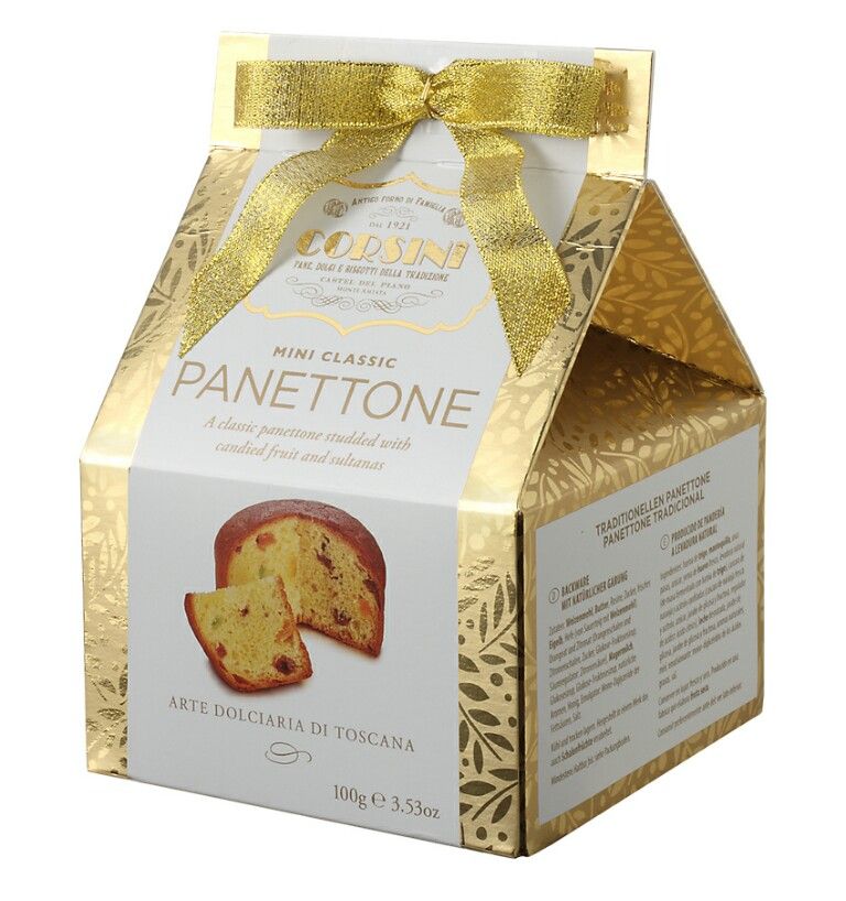 Panettone Packaging Box with hot stamping printing 