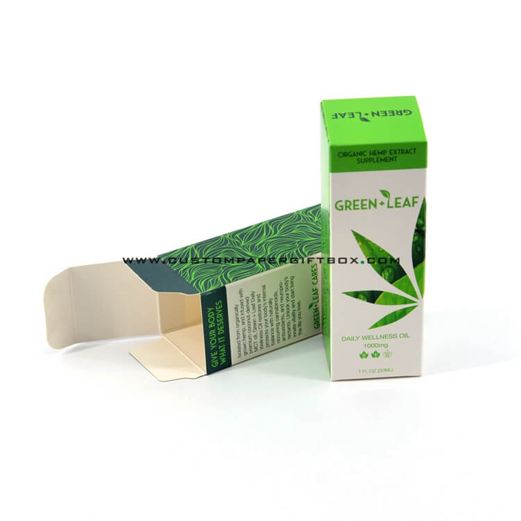 Reverse Tuck End box for tea