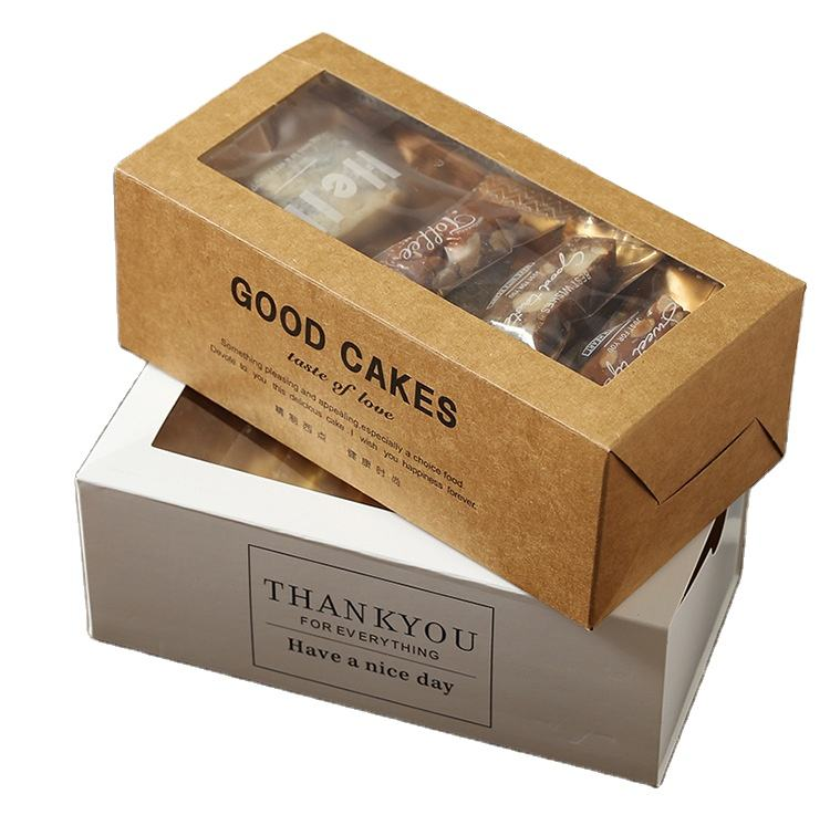 See through window paper box