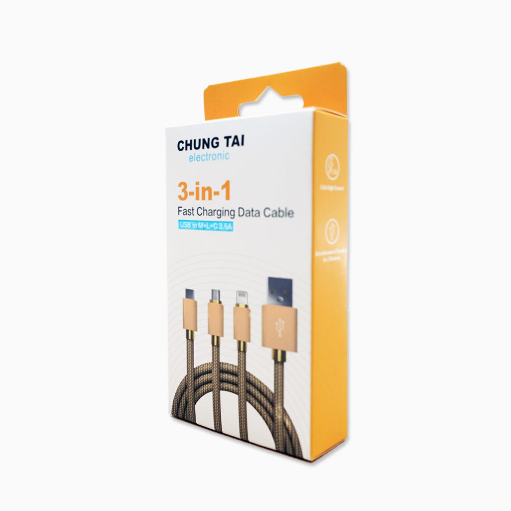 Straight Tuck End Paper Box With the Hang Tab