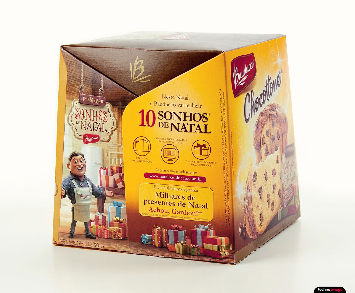 Traditional Panettone Box Packaging