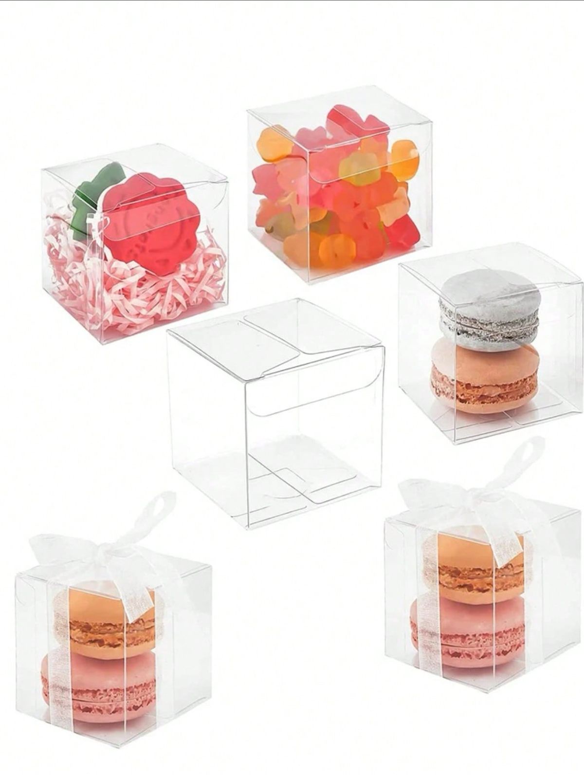 Transparent box packaging