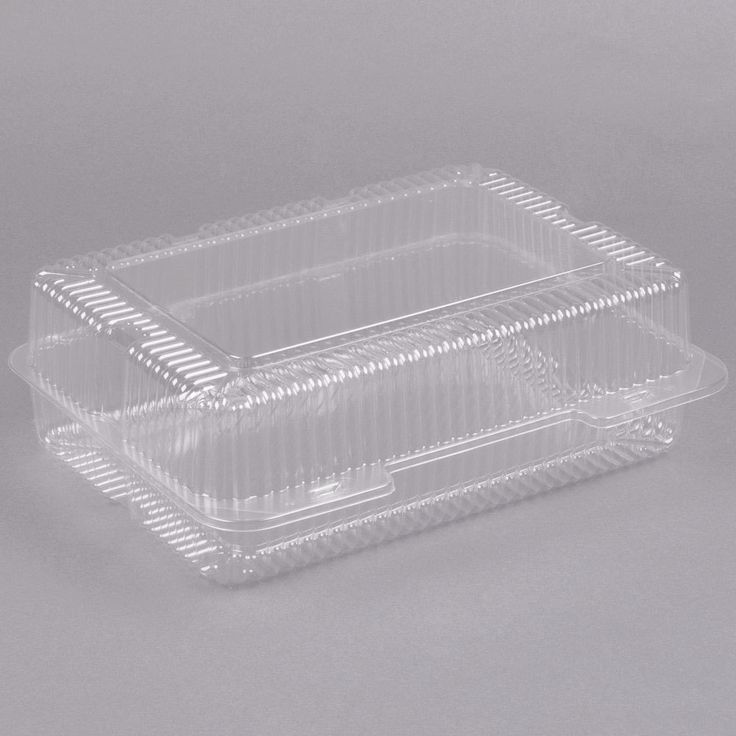 Transparent thermoform containers