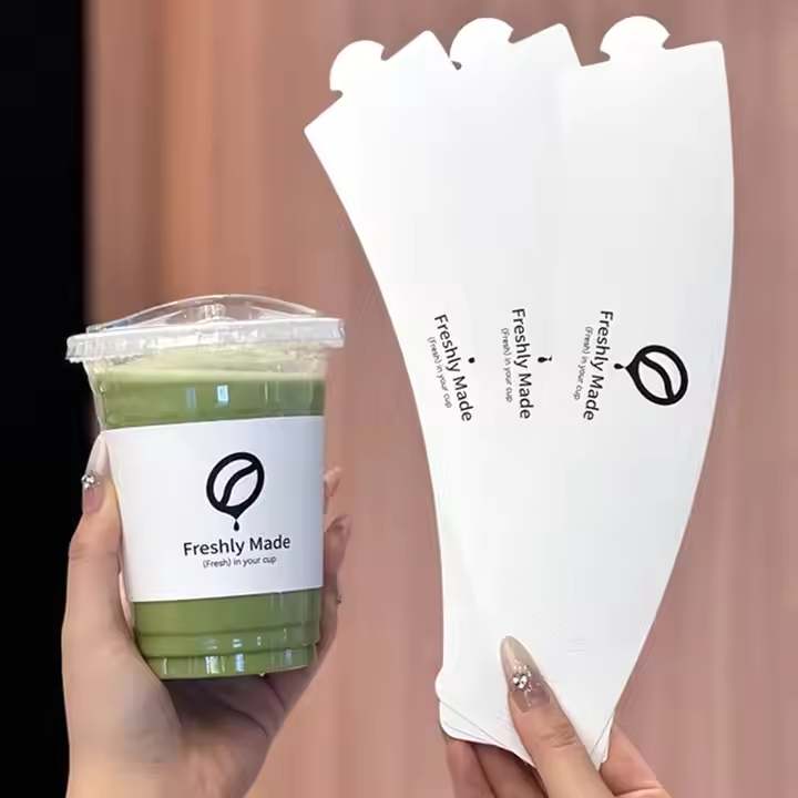 white paper cup sleeves