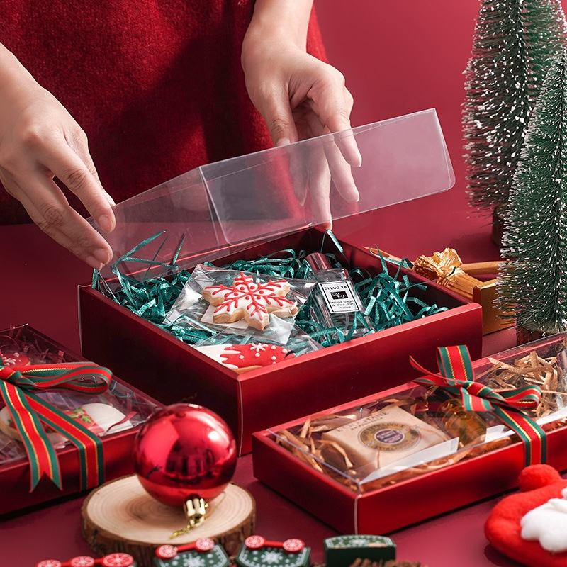 Clear Two-Piece Lid Gift Boxes 